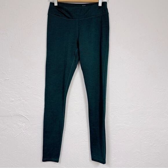 Title Nine Forest Green High Rise Leggings Women XS Yoga Pants Athletic Gorpcore - Picture 1 of 8